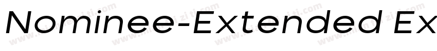 Nominee-Extended Extended字体转换